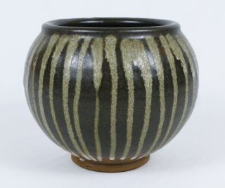 Robert Sperry Brown Drip Glaze Studio Pottery Pot - Northwest