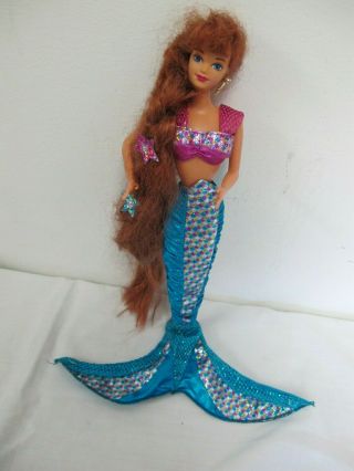Jewel Hair Midge Barbie Doll Mermaid Outfit Mattel