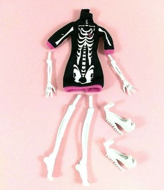 Monster High Create A Monster Cam Skeleton Dress Arms Legs Heels