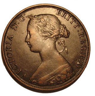1864 Brunswick One Cent Coin Token Highgrade Canada Provincial