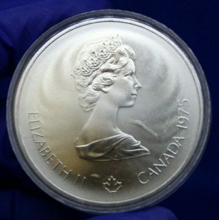 1975 - 1976 Canada Montreal Olympic Silver $10 Sailing Bu Coin 1.  4453 Oz