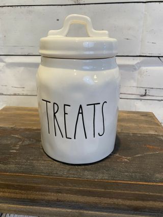 Rae Dunn Retired/ Vintage M Stamp Treats Canister