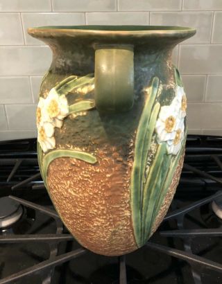 Huge Vintage Roseville Jonquil Floor Vase 531 12 1/4 