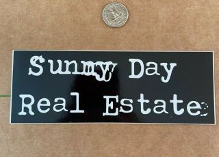 Vintage Sunny Day Real Estate Rare Collectible Sticker From The 90 