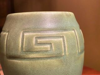 1904 Rookwood Stickley era arts and crafts pottery vase matt green 2