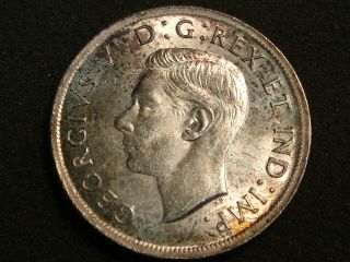 1939 Canada Canadian Silver Dollar George Vi Parliament Gem Bu Uncirculated