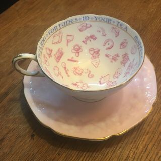 Paragon Fortune Telling Teacup Tasseography Tarot Tea Cup & Saucer Occult