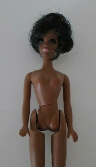 Vintage 1970 Topper Corp.  Denise Black,  African - American Woman Doll,  Hong Kong 2