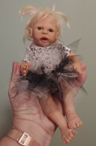 Ooak Polymer Clay Baby Doll.  Mackenzie
