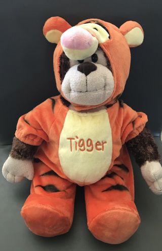 Build - A - Bear Disney Tigger Outfit Costume Retired With Monkey Plush