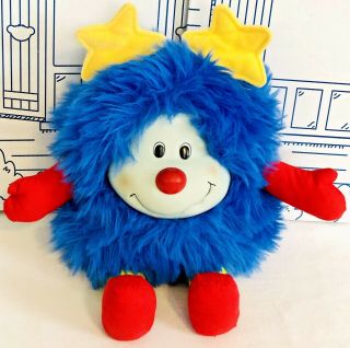Rainbow Brite Sprite Blue Champ Mattel Hallmark Plush Doll Indigo Vintage 1983