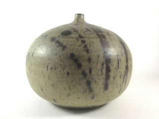 R.  Tuck Richard Mid Century Modern Stoneware Bud Vase Weed Pot Vintage