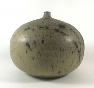 R.  TUCK Richard Mid Century Modern STONEWARE Bud Vase Weed Pot Vintage 2