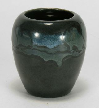 SEG Saturday Evening Girls Paul Revere Pottery black landscape vase arts & craft 2