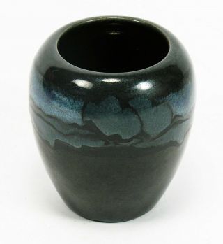 SEG Saturday Evening Girls Paul Revere Pottery black landscape vase arts & craft 3