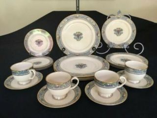 Lenox China Autumn 5 Piece Place Setting For Four With Gold Backstamp
