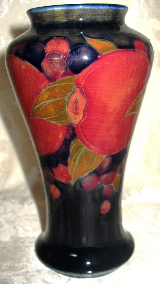 Moorcroft Pottery - Pomegranate Pattern,  Classic Design Form 7.  25 