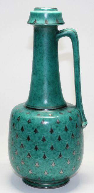 Gustavsberg Argenta Tall Ewer/jug Vase 1217