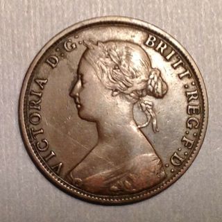 1861 Canada Nova Scotia One Cent - Small Bud 2