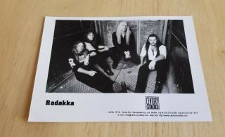 Radakka Press Promo Photo Century Media Records Heavy Metal Hard Rock Music B&w