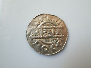 Netherlands 11 century silver denar,  Gf.  Bruno III 1050 - 57,  Dokkum,  Dbg.  499 2