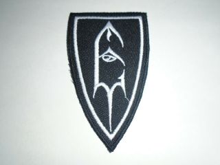 Emperor Black Metal Iron On Embroidered Patch
