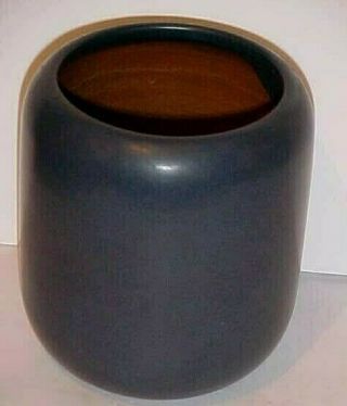 ARTS & CRAFTS MISSION MARBLEHEAD POTTERY VASE MARKED,  PAPER LABEL 2