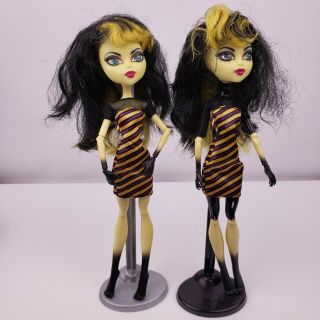 2 Monster High Create A Monster Insect Bee Dolls Cam
