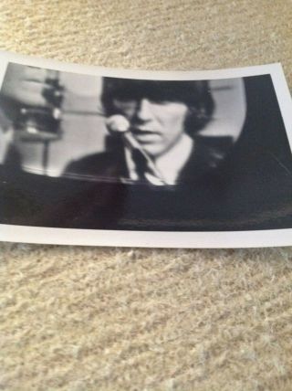 1964 Beatles (george) Black & White Photo Ed Sullivan 1st Appearance
