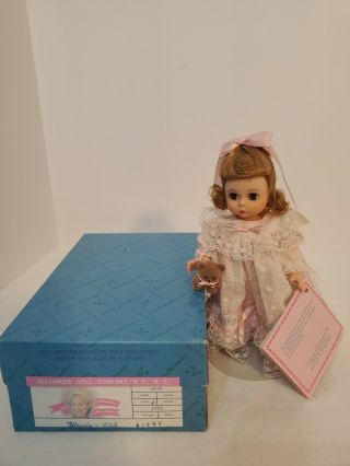 Madame Alexander 8 " Wendy With Bear From Peter Pan Series 466