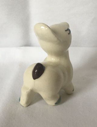Shawnee Pottery Miniature Figure Deer Figurine / Hard To Find 3