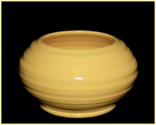 Garden City Pottery Hand Thrown Bowl By Royal Hickman Yellow Pristine