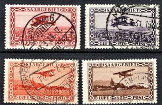Saargebiet - 1928,  1932 Air - Full Sets -