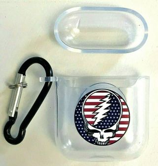 Apple Airpod 1&2 Protective Skin Plastic Grateful Dead Steal Your Face Us Flag