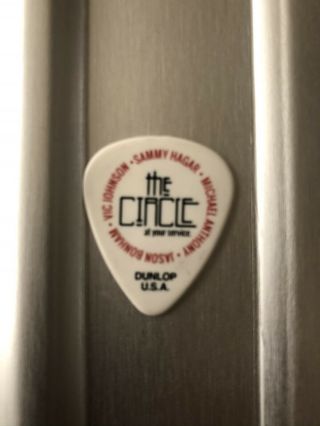 Michael Anthony Van Halen Signature Bass Guitar Pick From The Band The Circle