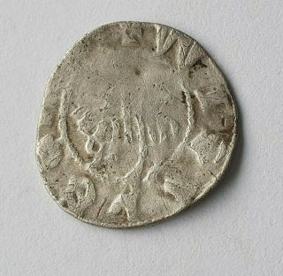 Medieval 14 Century Sweden Denmark Silver Coin,  Gotland Örtug,  Wisby Rare