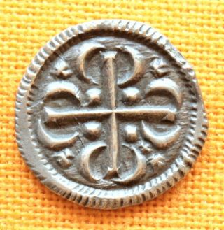Medieval Silver Coin - Arpad Dynasty - Ii.  Stephanus Rex Sigla Denar