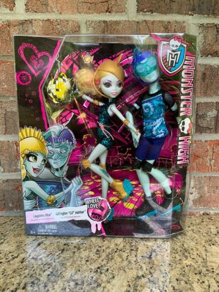 Monster High Wheel Love 2 - Pack Gil Webber And Lagoona Blue Doll Set