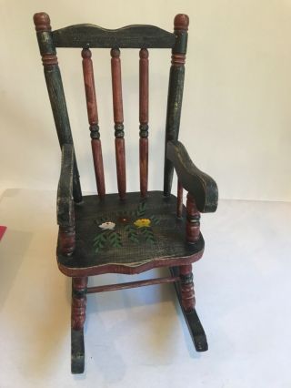 Doll Wooden Rocking Chair For Dolls Size Of Ameri Girl Doll
