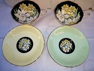 Paragon Tea Cup And Saucer Spring Bouquet Double Warrant