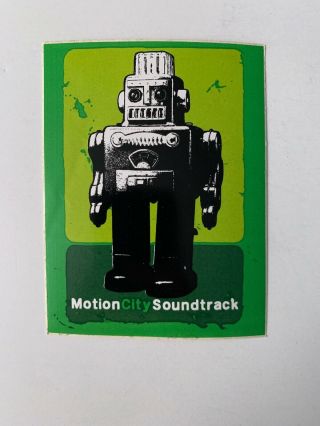 Motion City Soundtrack Promo Sticker I Am The Movie Epitaph Punk Music Rare