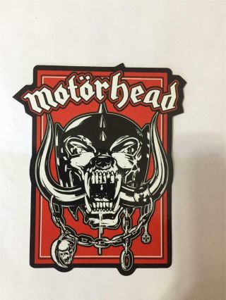 Official Licensed - Motorhead - Warpig Red Sticker Lemmy Metal