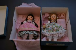 Madame Alexander Brigetta And Gretl Sound Of Music Dolls With Boxes