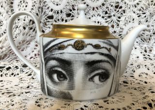 Rosenthal Fornasetti Temi E Variazioni Woman Face Teapot