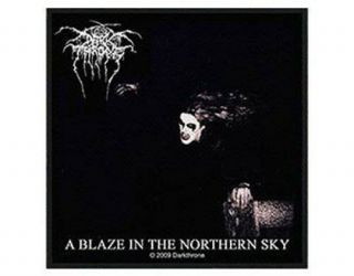 Darkthrone Blaze In The Northern Sky 2009 - Woven Sew On Patch Official Merch