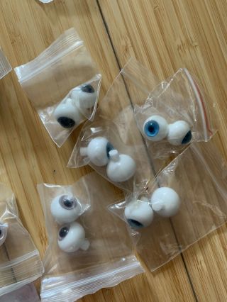 Assorted Glass And Acrylic Bjd Eyes 14mm 16mm 3