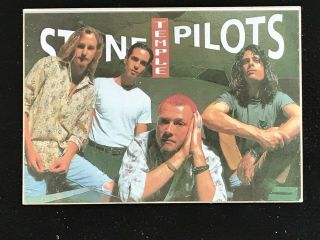 Stone Temple Pilots Group Sticker 2 3/4”x4” Rare Nos