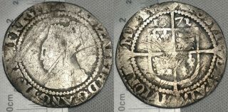 England Elizabeth I 1572 Sixpence Hammered Silver Medieval Coin