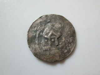 Germany,  11 Century Silver Coin,  Otto/ Adelheid Type Denar,  Koslar