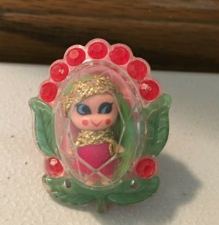 Vintage Jewelry Liddle Kiddle Ring And Doll By Mattel 1967 60 